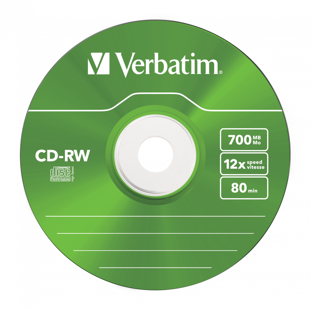 43167 CD-RW Colour Global Disc Surface Green