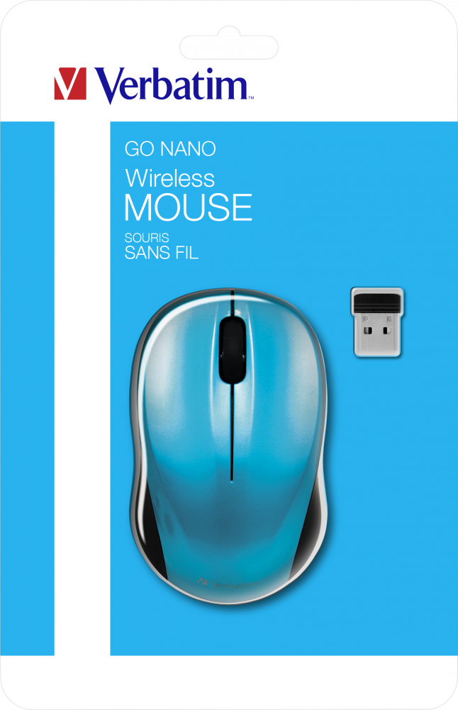 Беспроводная мышь GO NANO лазурная