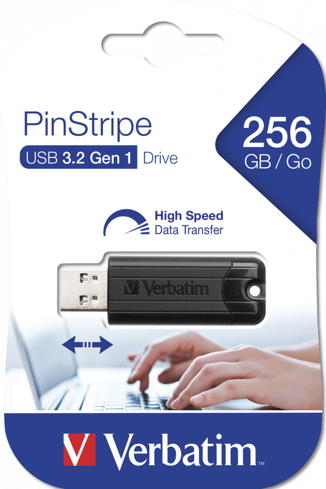 USB-накопитель PinStripe USB 3.2 Gen 1 - 256 ГБ