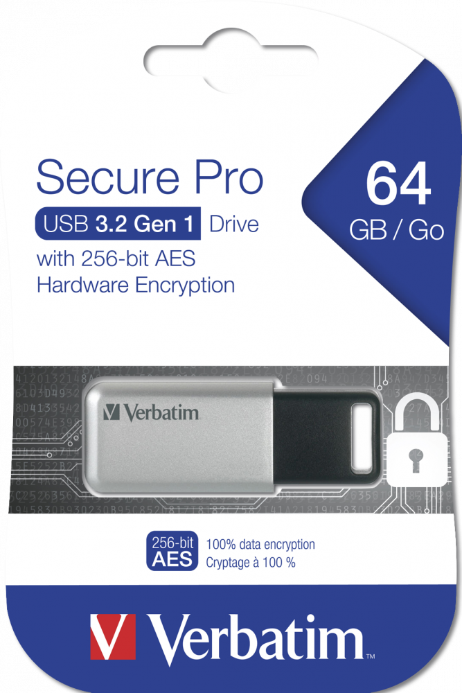 USB-накопитель Secure Pro USB 3.2 Gen 1 64 ГБ