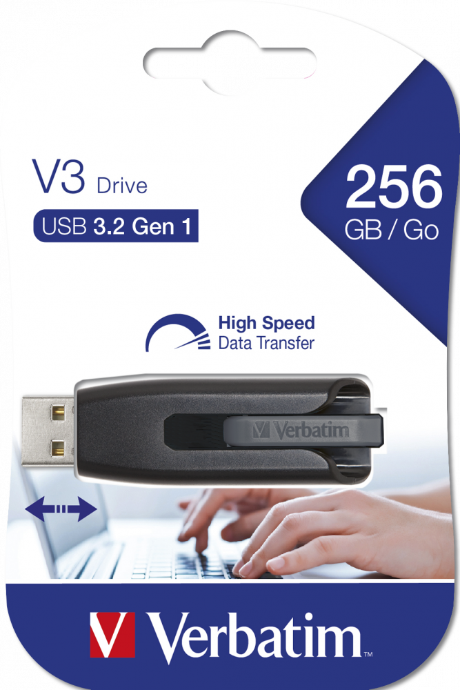 USB-накопитель V3 3.2 Gen 1, 256 ГБ