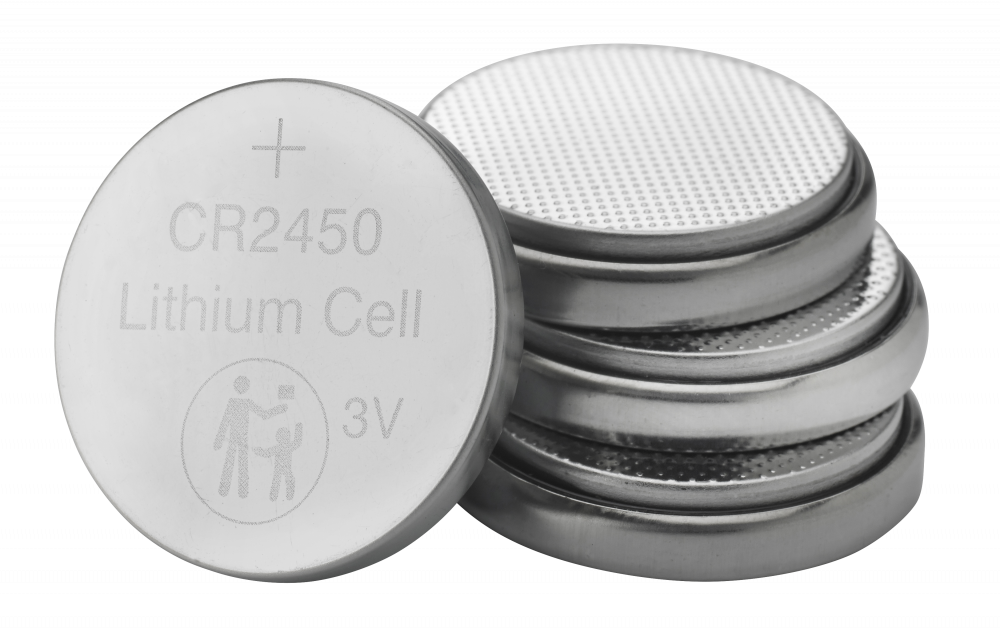 CR2450 Литиевые батареи, 3 В (4 шт. в упаковке)