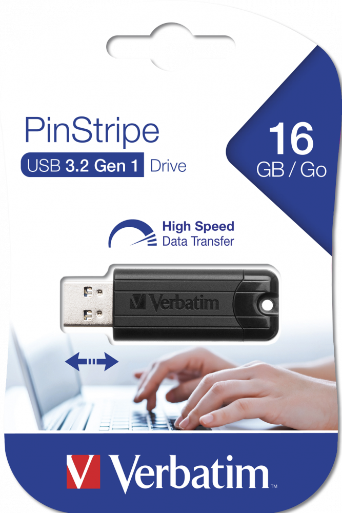 USB-накопитель PinStripe USB 3.2 Gen 1 - 16 ГБ
