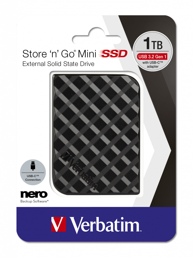 Внешний твердотельный накопитель Store ‘n’ Go Mini USB 3.2 GEN 1, 1 ТБ